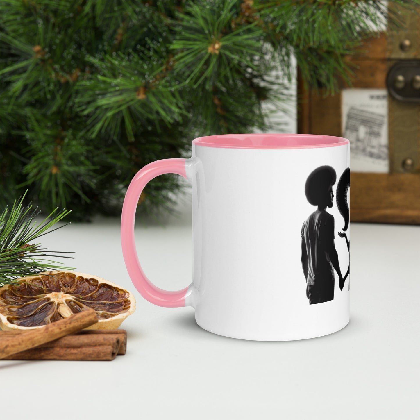 Mug à Intérieur Coloré Bonne Fête Maman