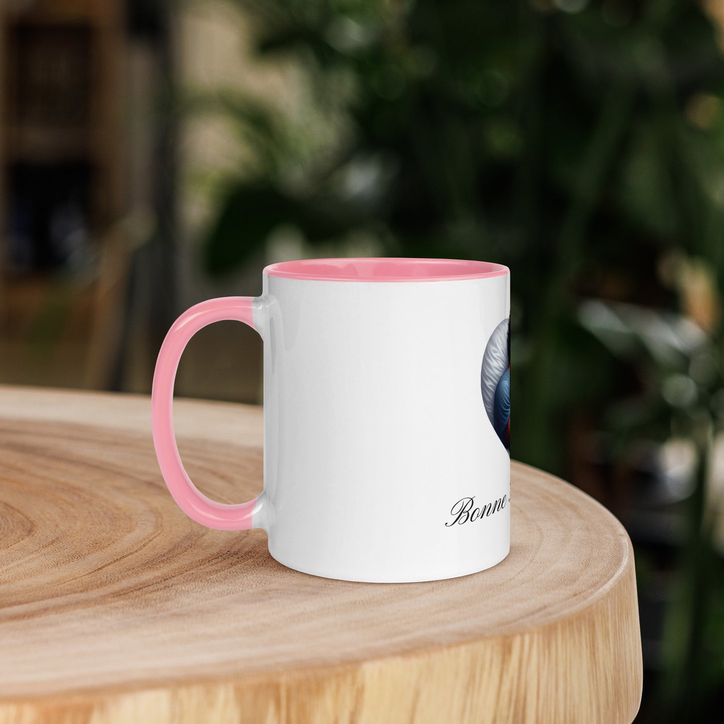 Mug à Intérieur Coloré Bonne fête Maman