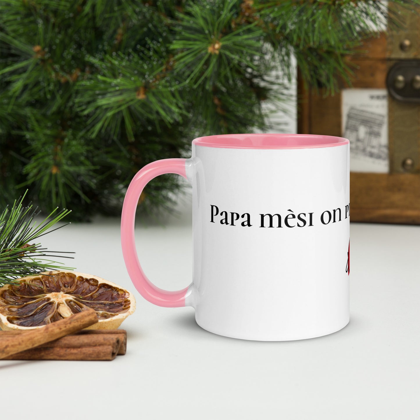 Mug à Intérieur Coloré Bonne fête Papa
