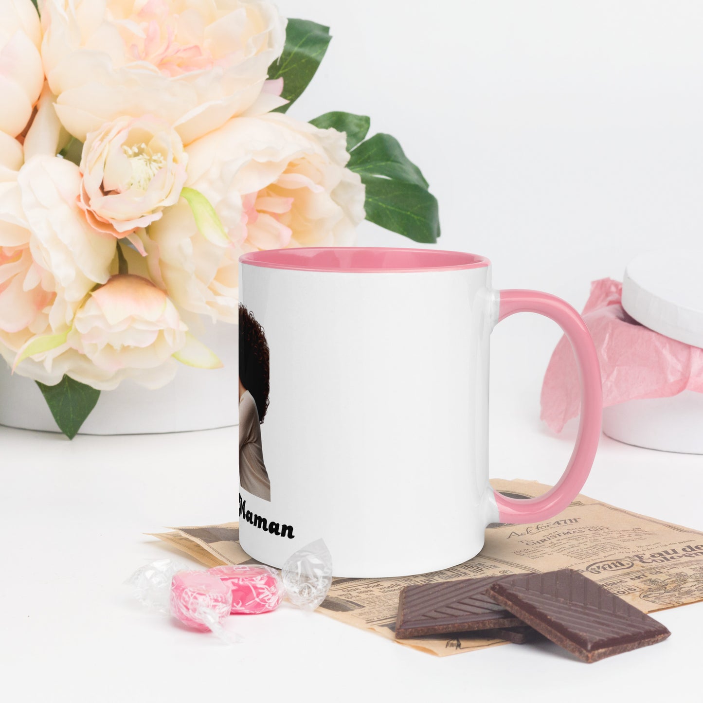 Mug à Intérieur Coloré Bonne Fête Maman