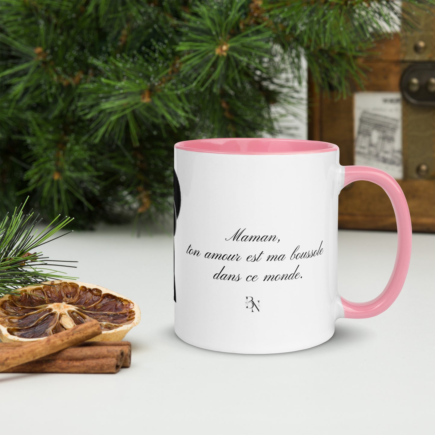 Mug à Intérieur Coloré Bonne Fête Maman