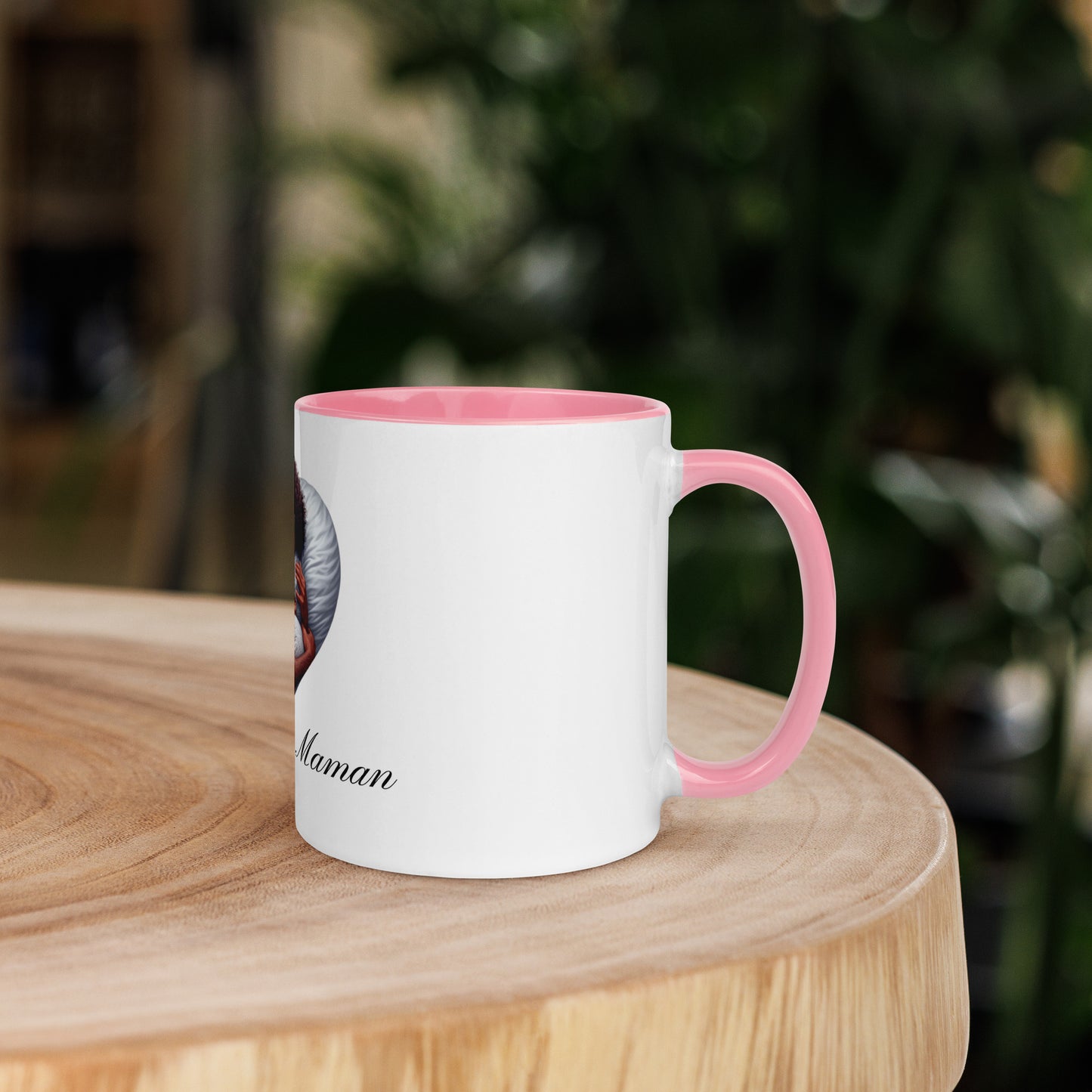 Mug à Intérieur Coloré Bonne fête Maman