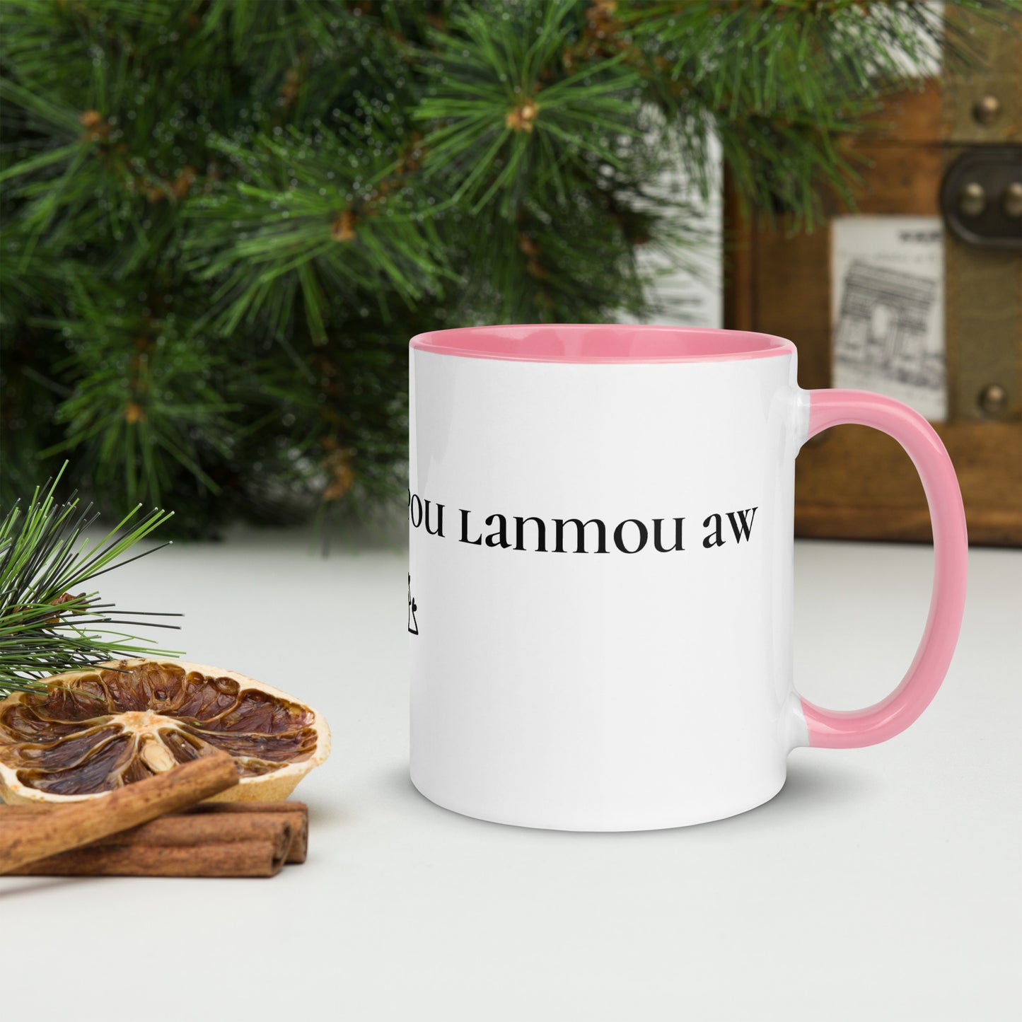 Mug à Intérieur Coloré Bonne fête Papa