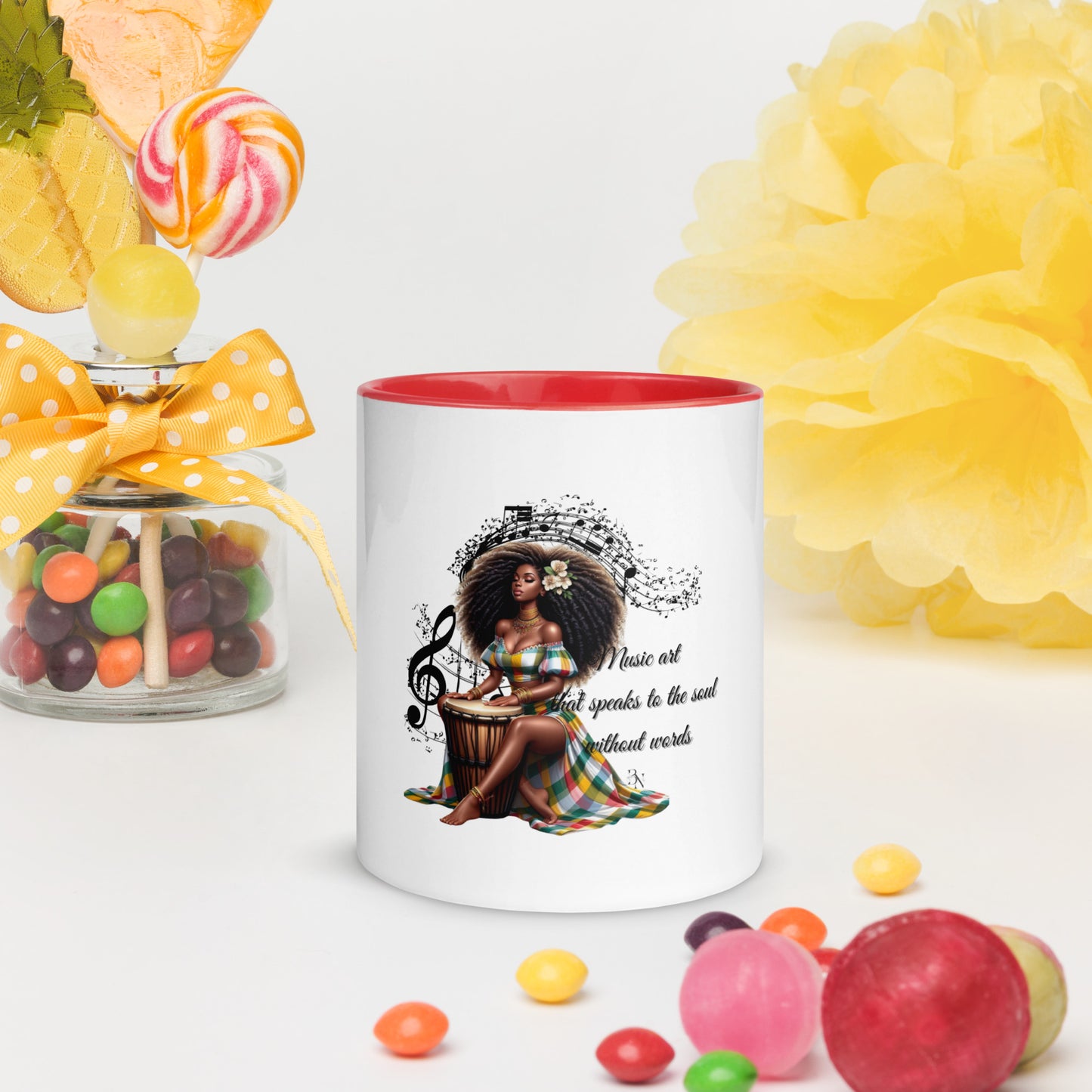Mug à Intérieur Coloré Blacknifik