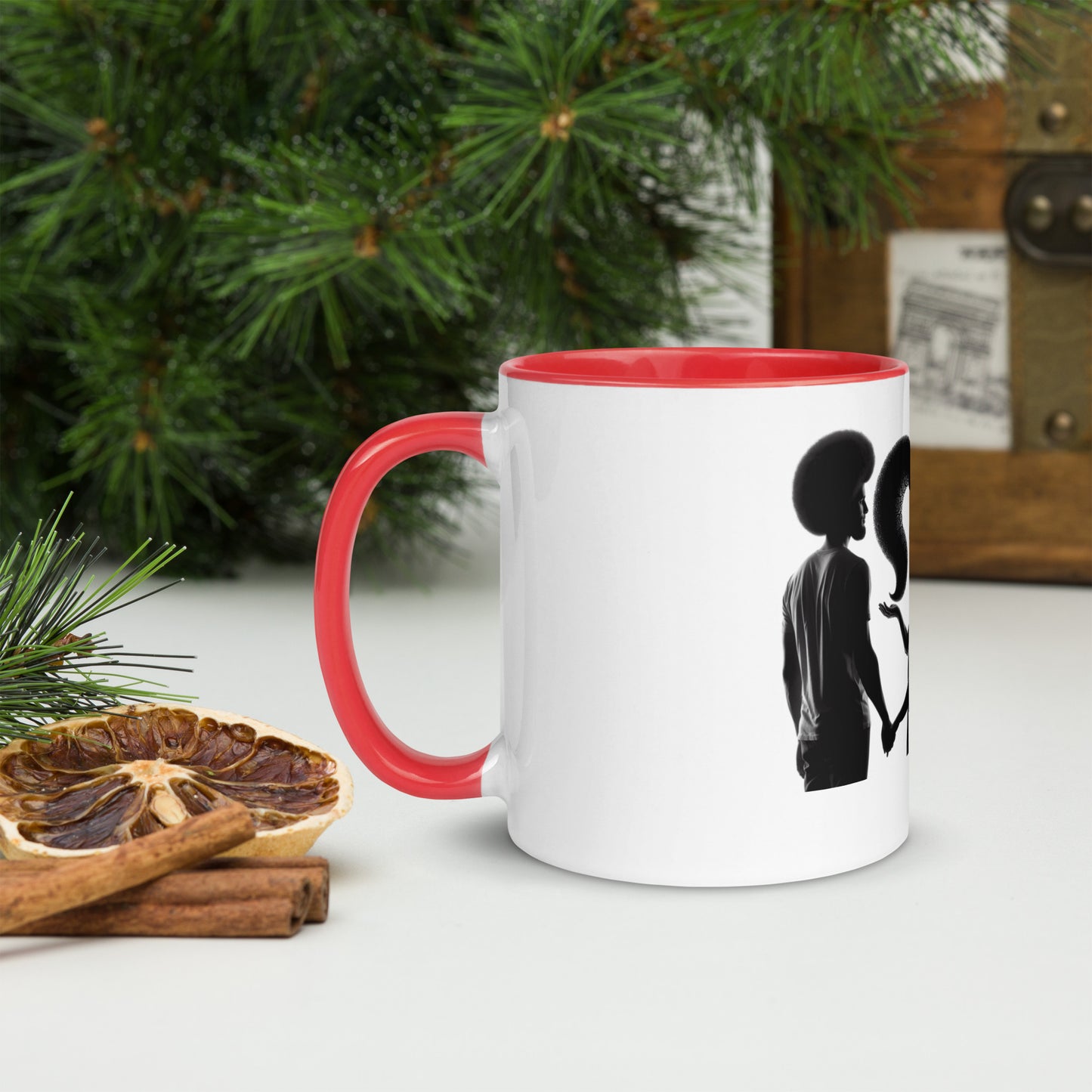 Mug à Intérieur Coloré Bonne Fête Maman