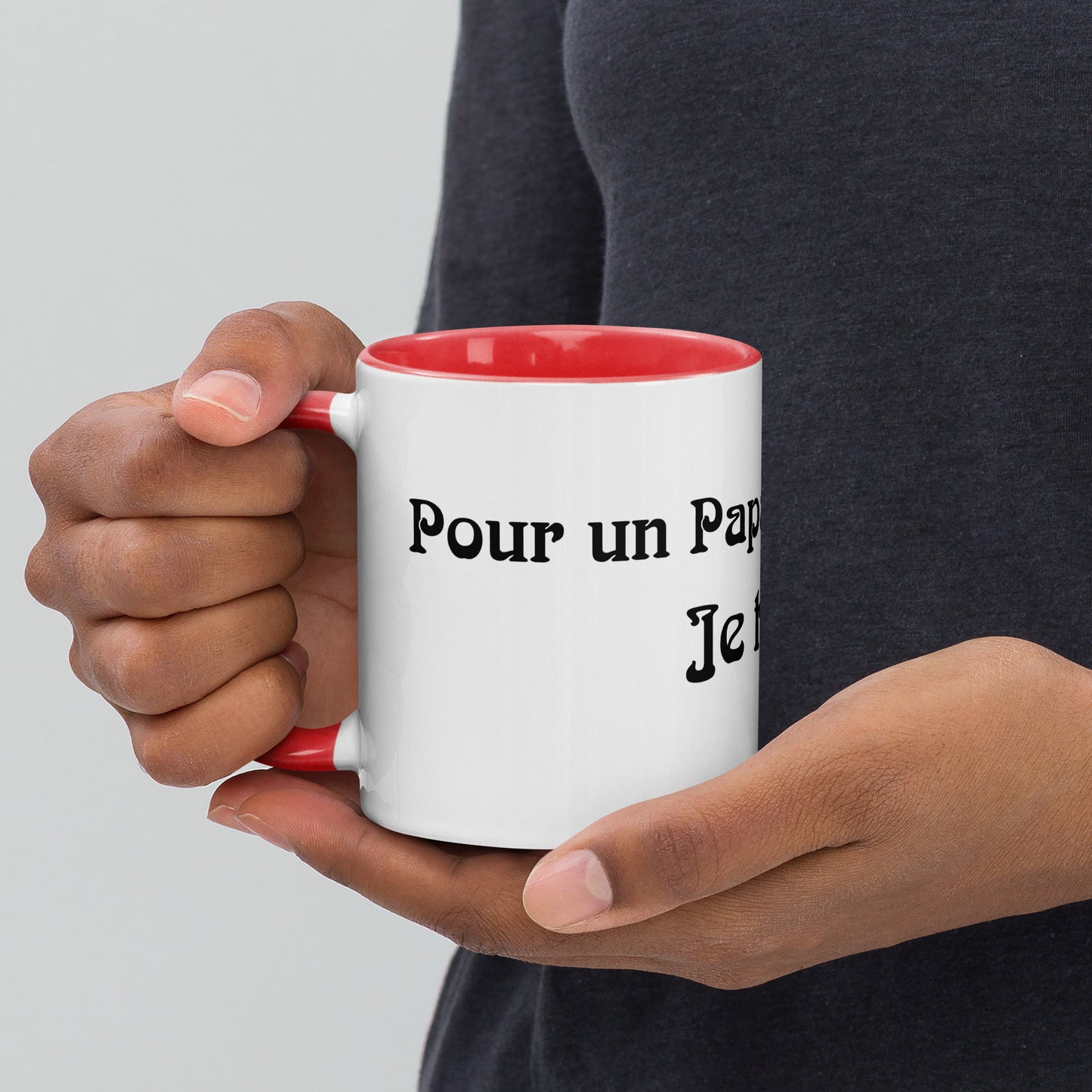 Mug à Intérieur Coloré Bonne fête Papa