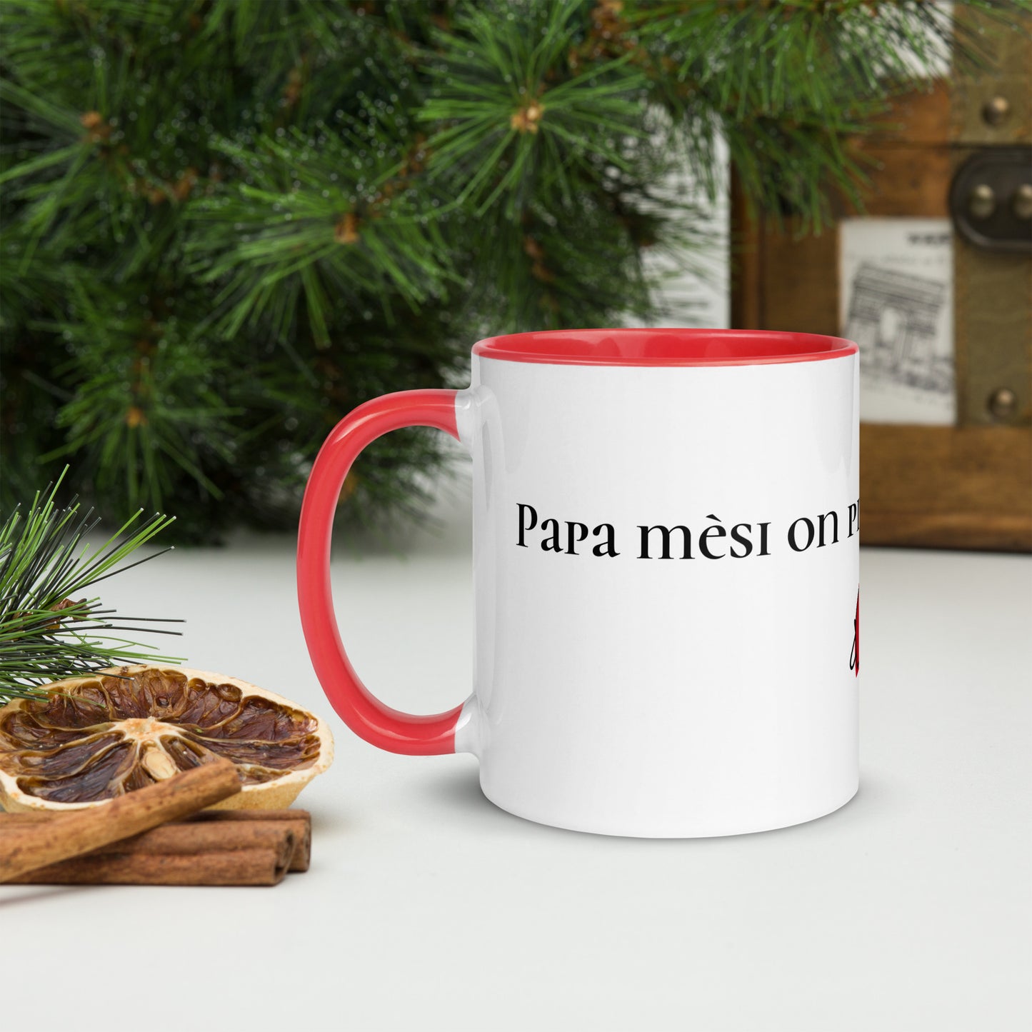 Mug à Intérieur Coloré Bonne fête Papa