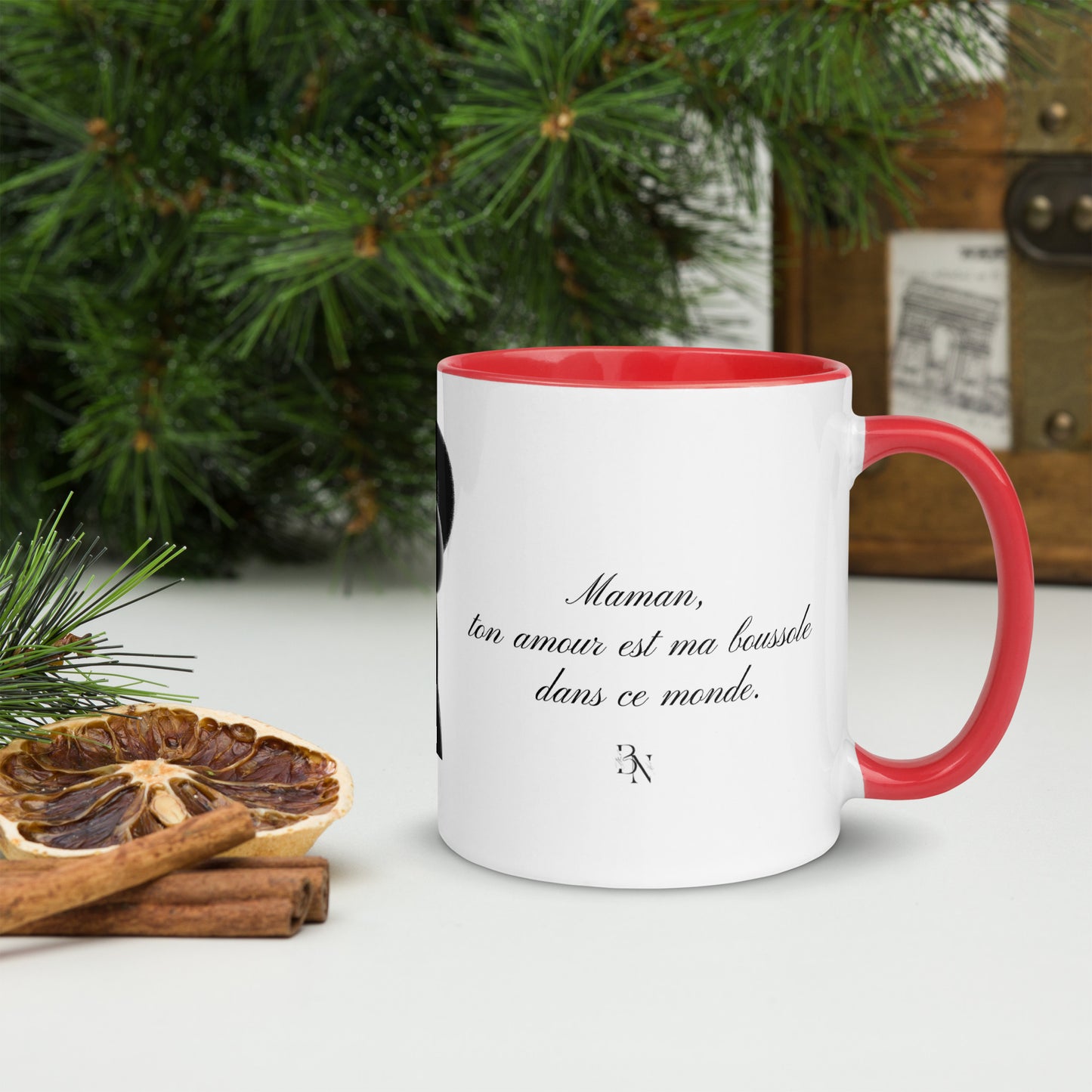Mug à Intérieur Coloré Bonne Fête Maman