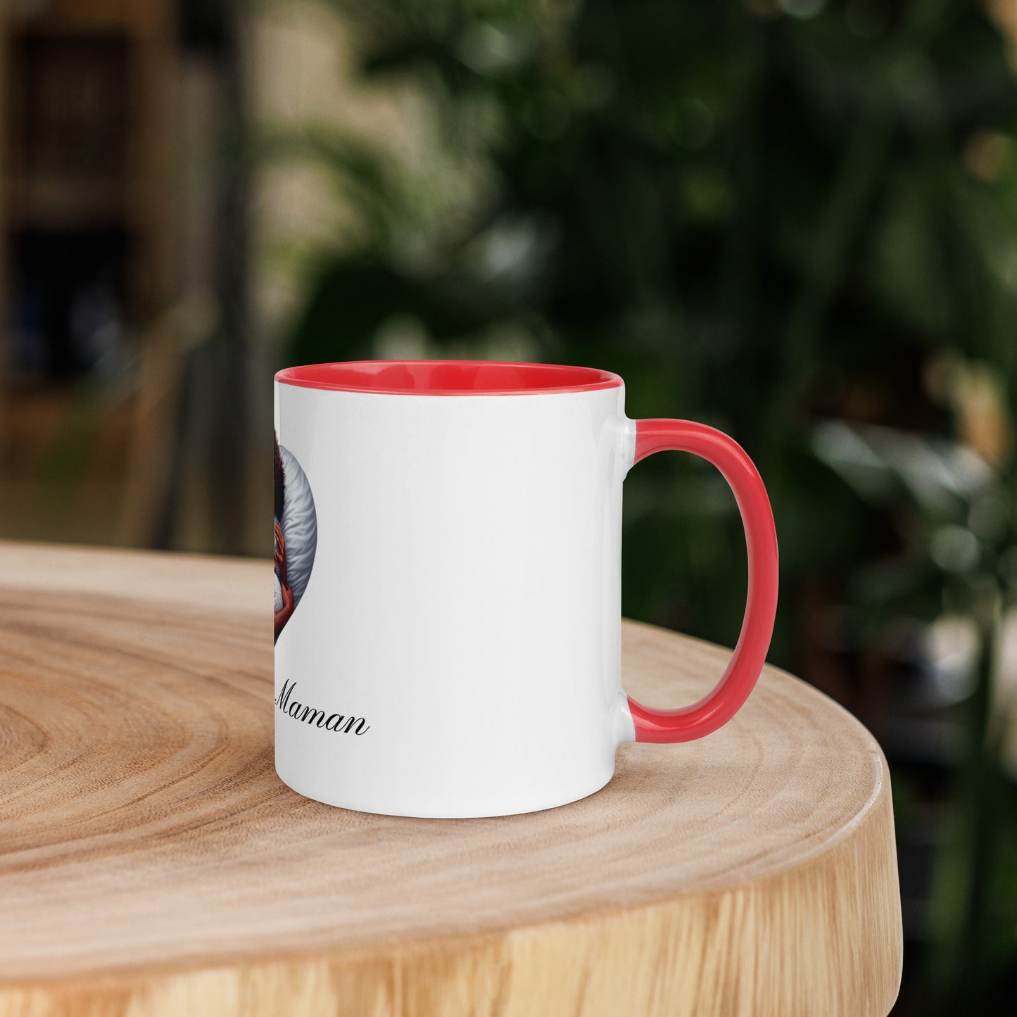Mug à Intérieur Coloré Bonne fête Maman