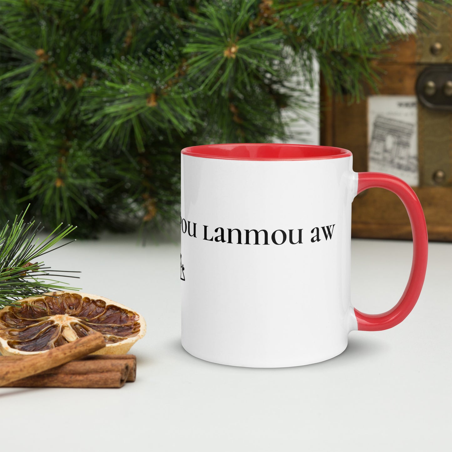 Mug à Intérieur Coloré Bonne fête Papa