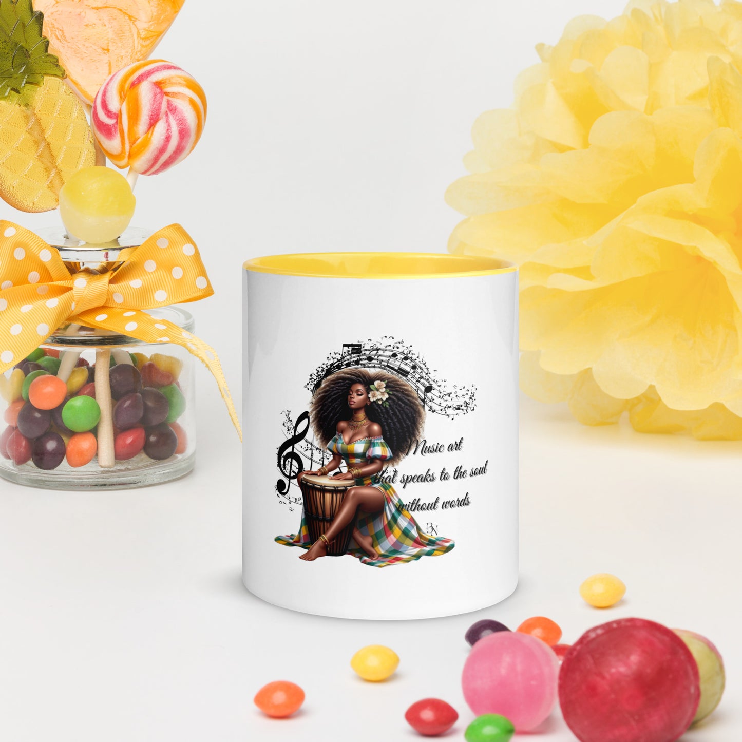 Mug à Intérieur Coloré Blacknifik
