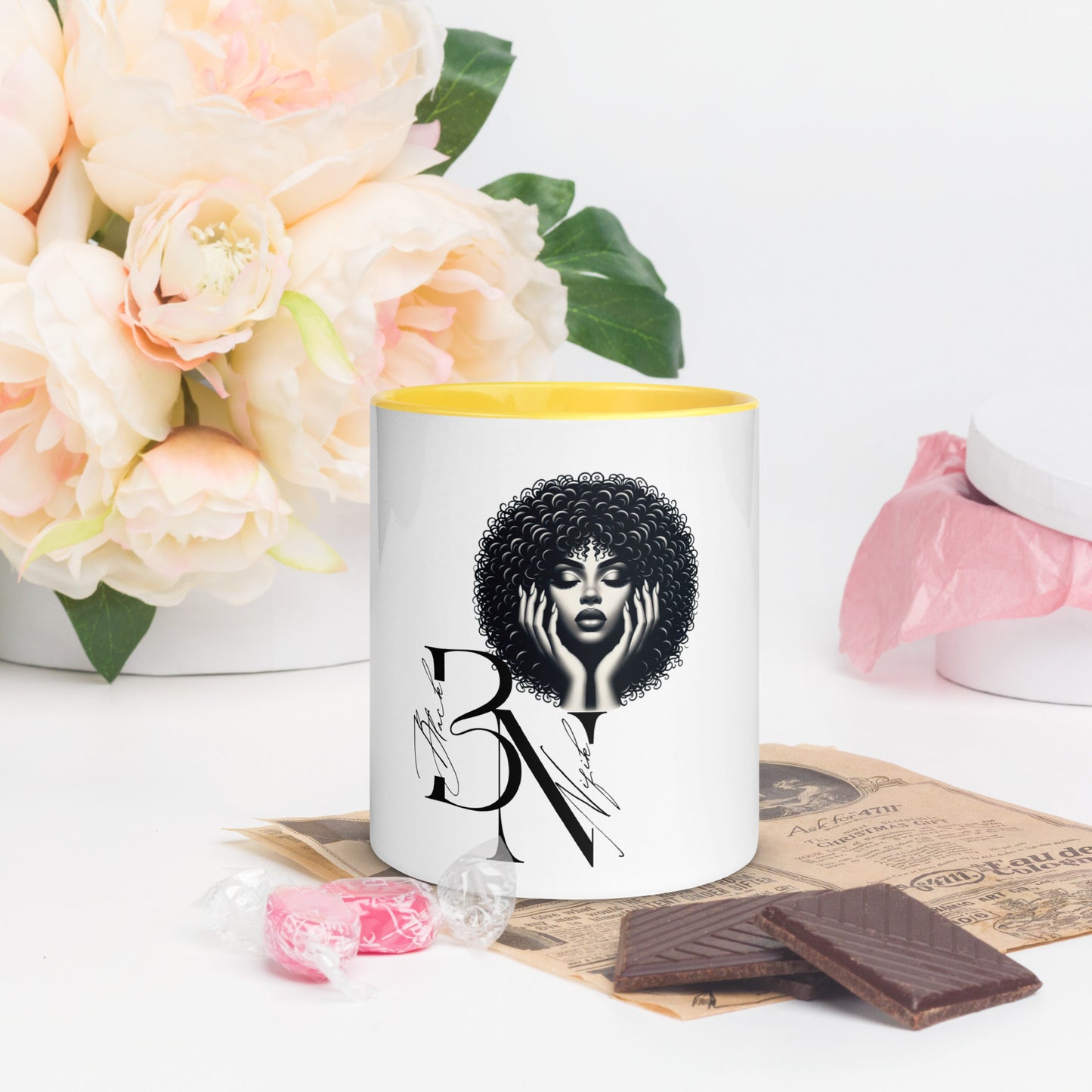 Mug à Intérieur Coloré Blacknifik