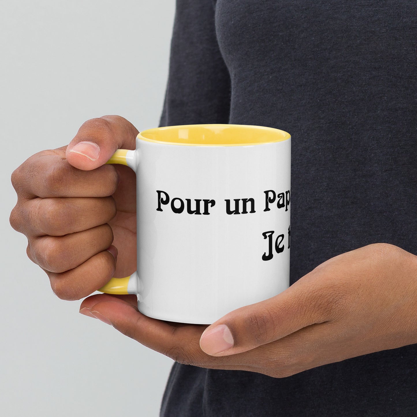 Mug à Intérieur Coloré Bonne fête Papa