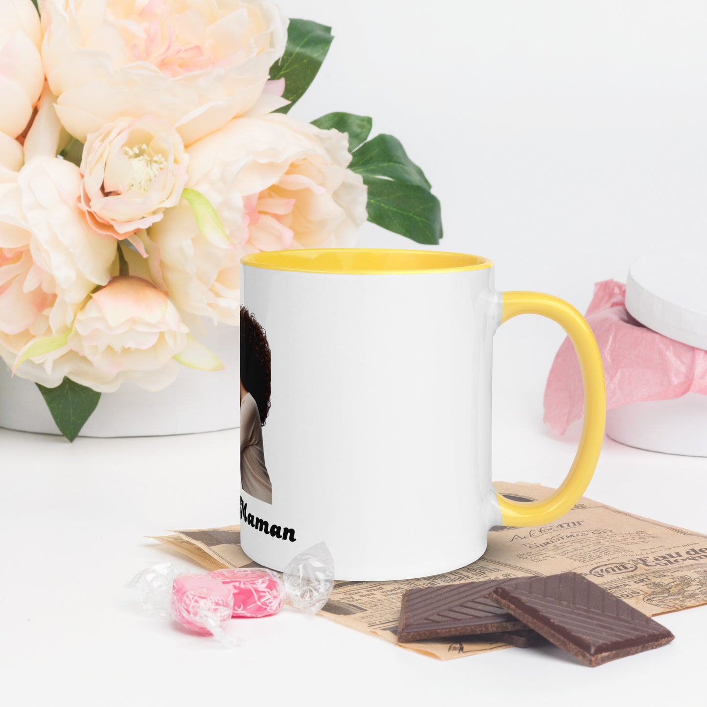 Mug à Intérieur Coloré Bonne Fête Maman