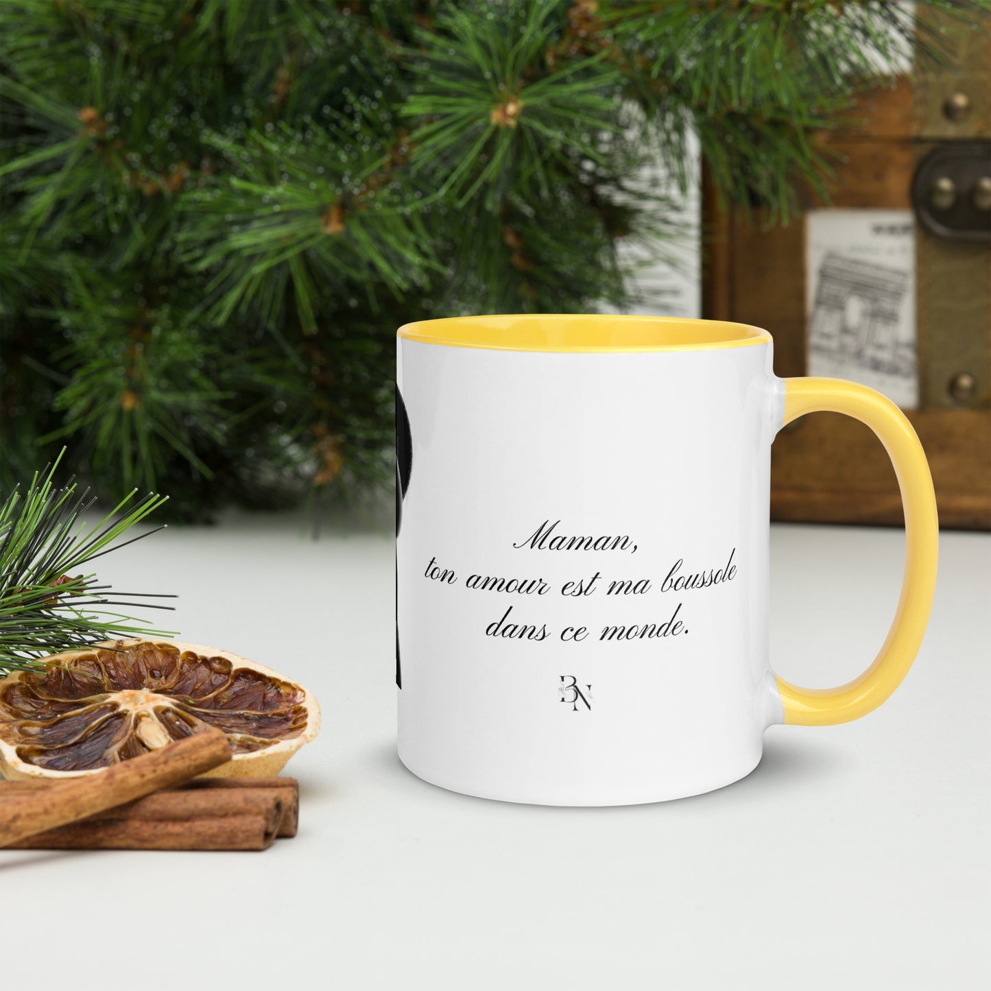 Mug à Intérieur Coloré Bonne Fête Maman
