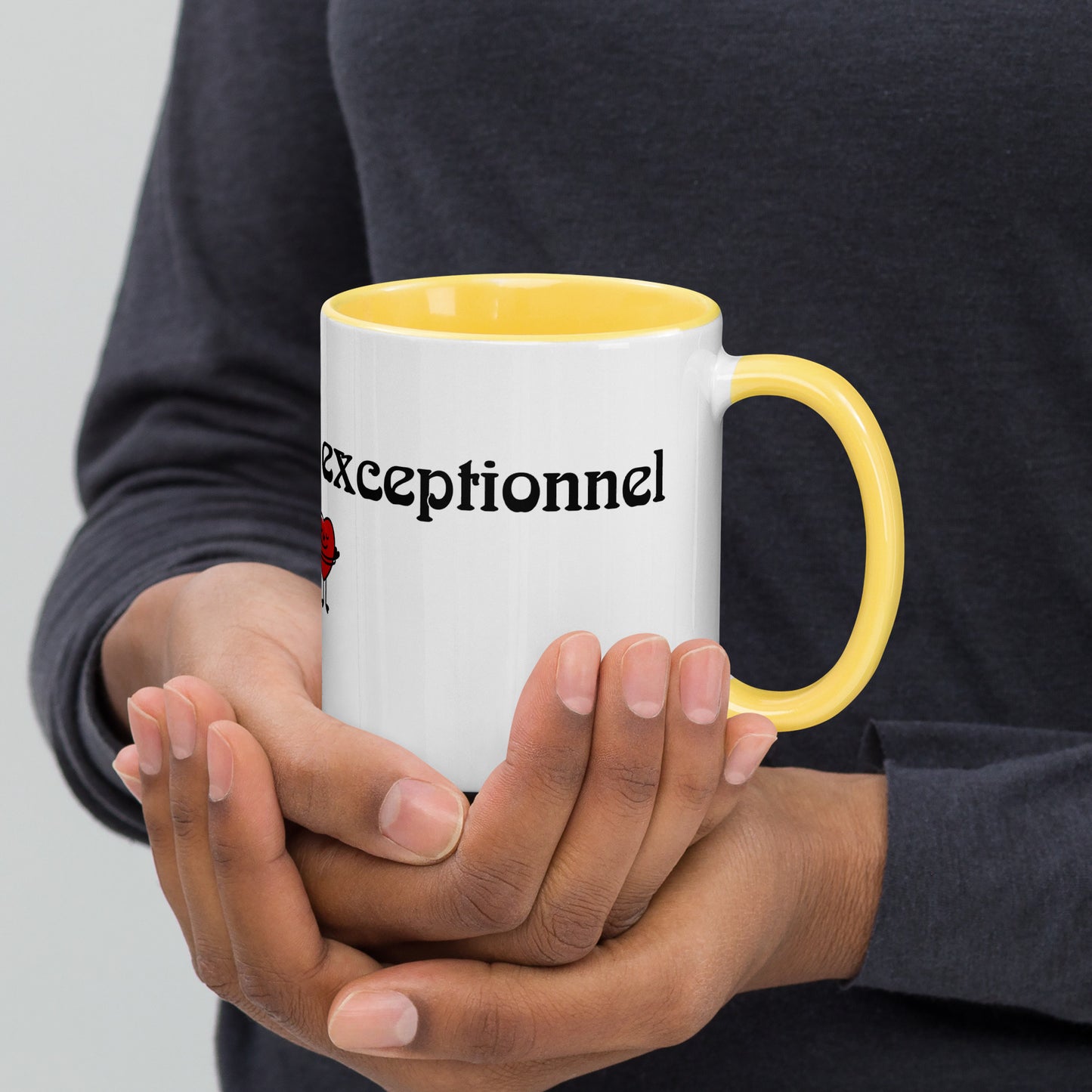 Mug à Intérieur Coloré Bonne fête Papa