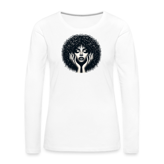 T-shirt manches longues - blanc
