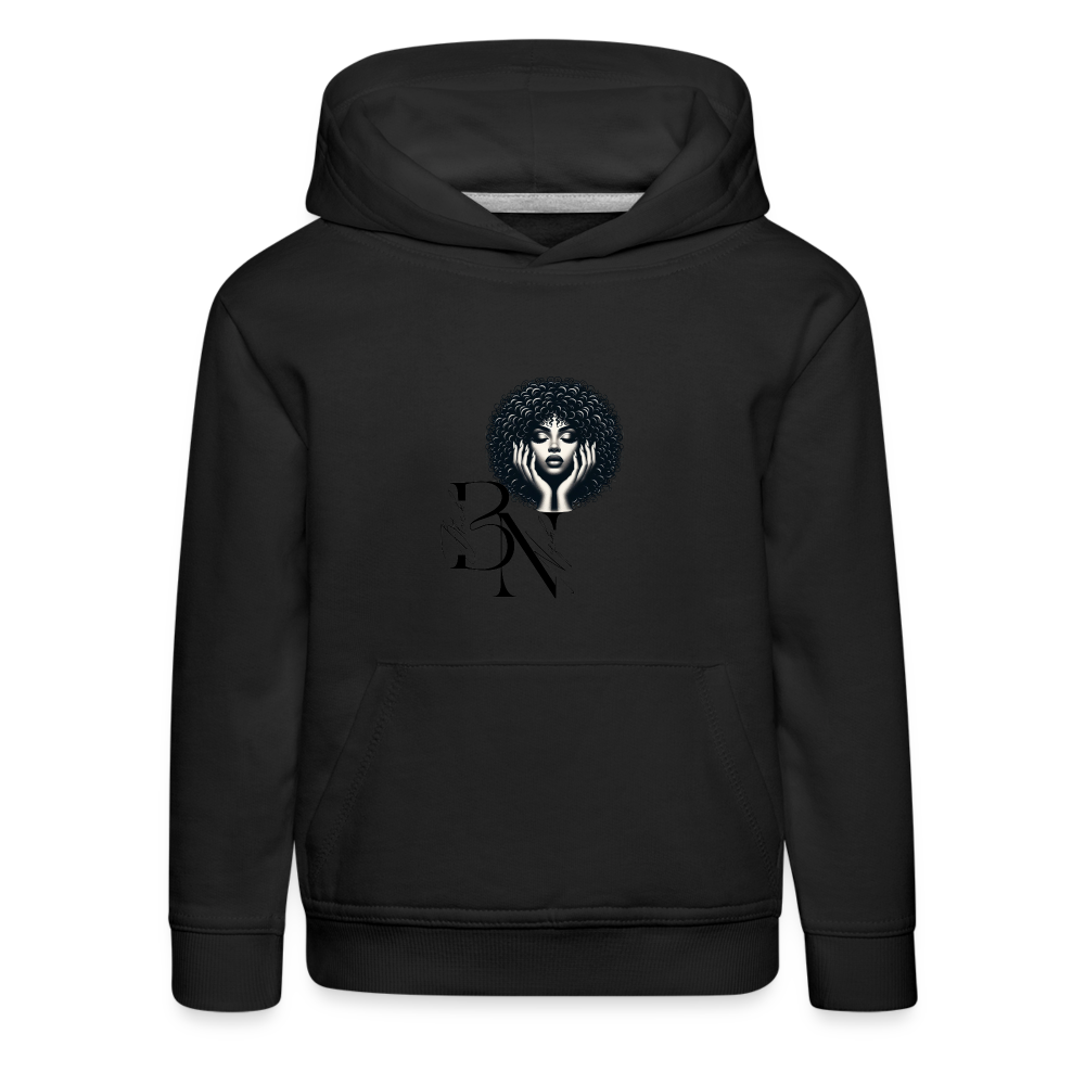 Pull à capuche Premium Enfant - noir
