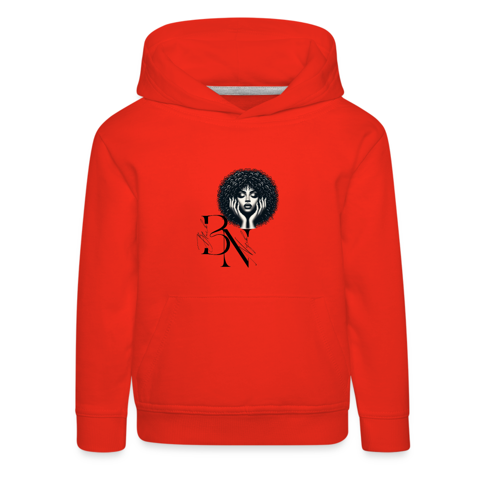 Pull à capuche Premium Enfant - rouge