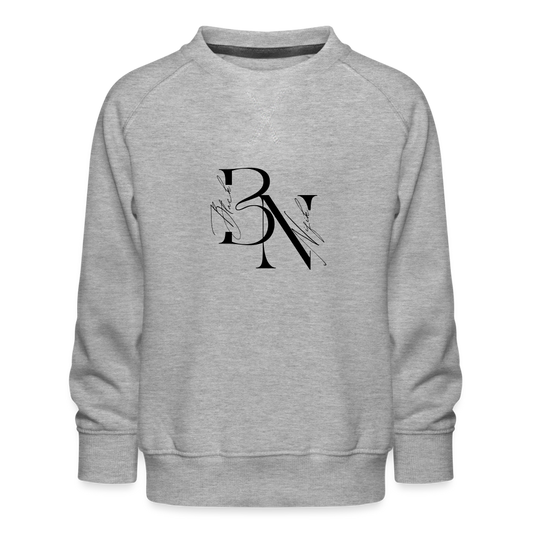 Sweat ras-du-cou Premium Enfant - gris chiné