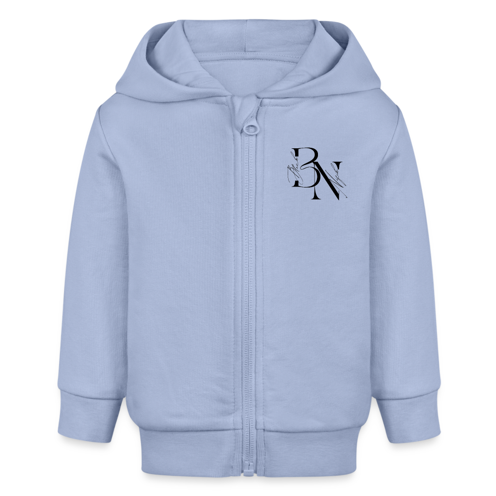 Veste à capuche bio CONNECTOR Stanley/Stella Bébé - ciel