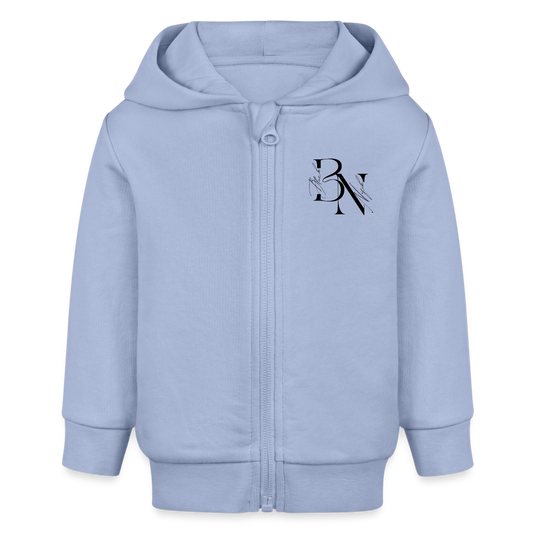 Veste à capuche bio CONNECTOR Stanley/Stella Bébé - ciel