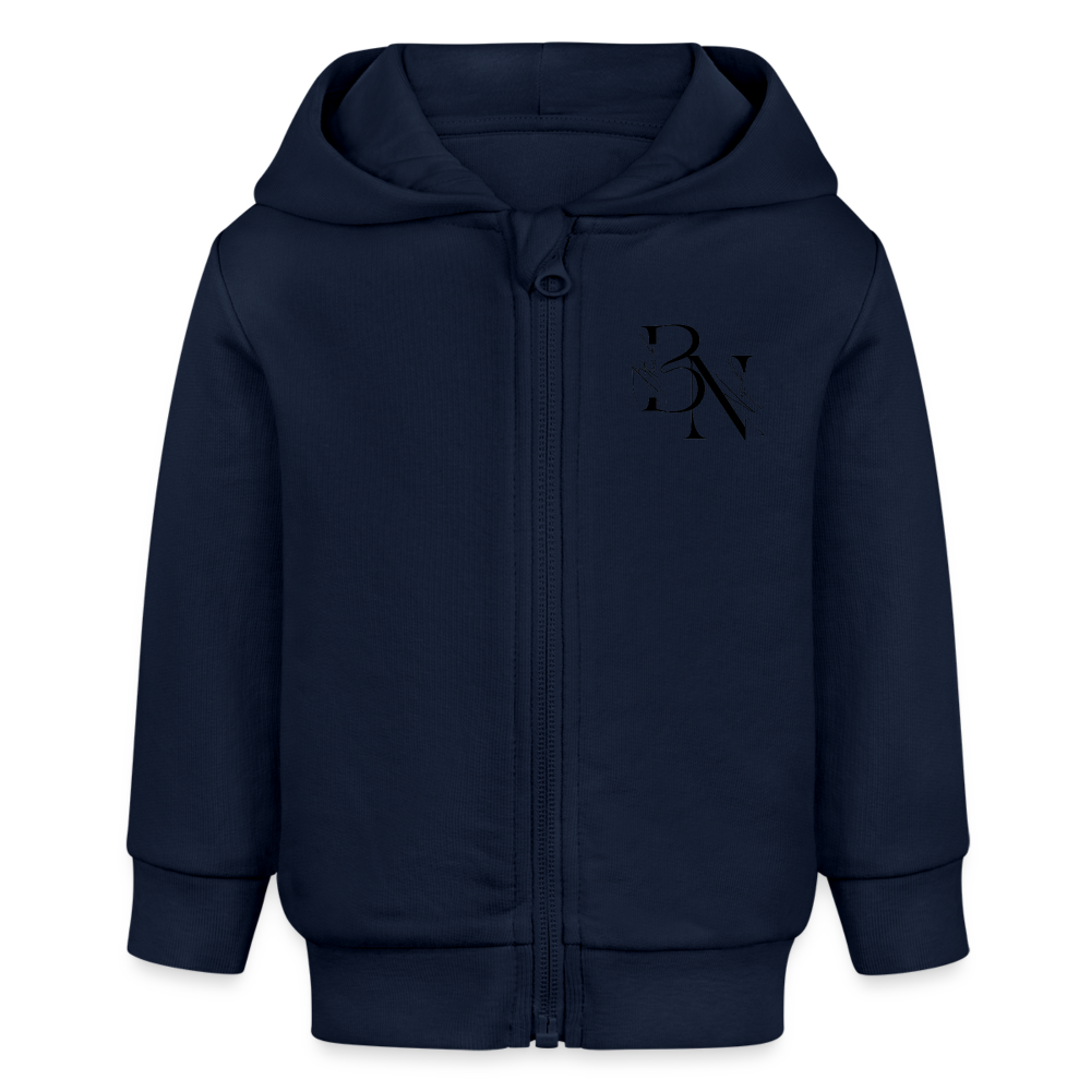 Veste à capuche bio CONNECTOR Stanley/Stella Bébé - bleu marine