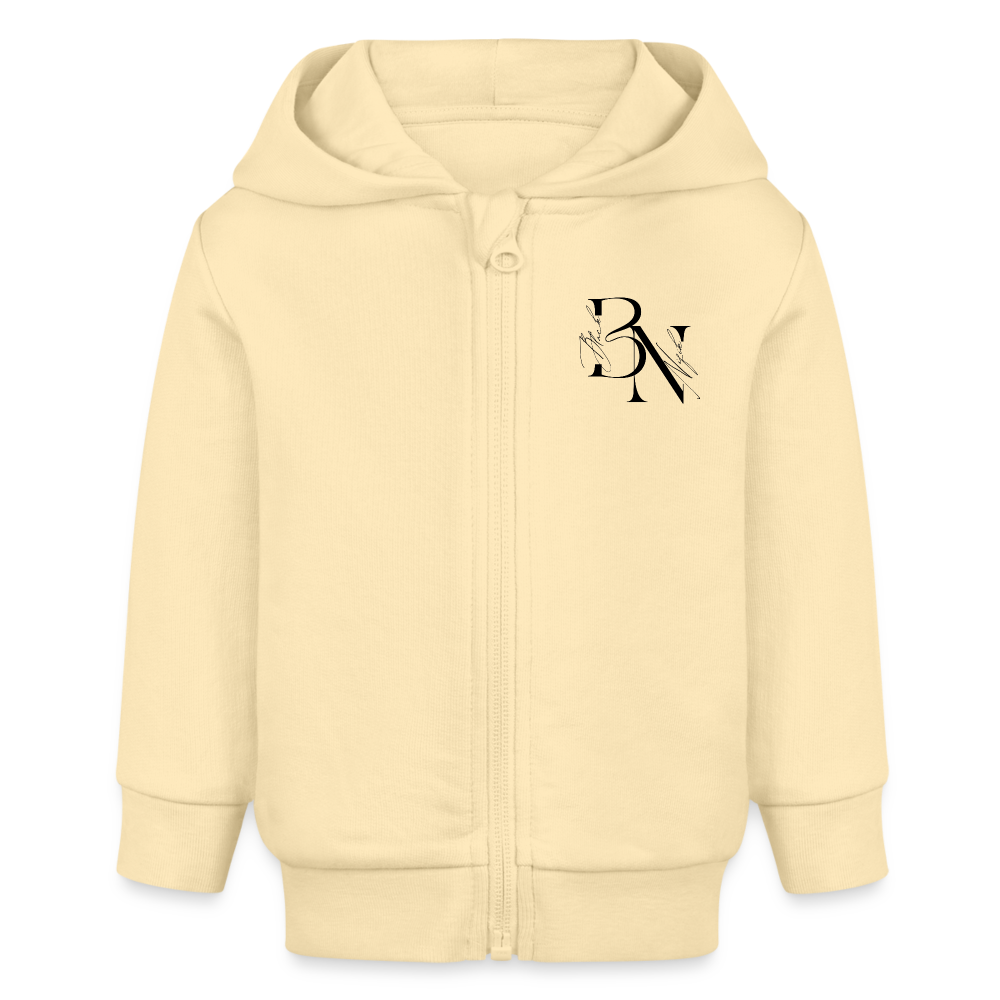 Veste à capuche bio CONNECTOR Stanley/Stella Bébé - crème