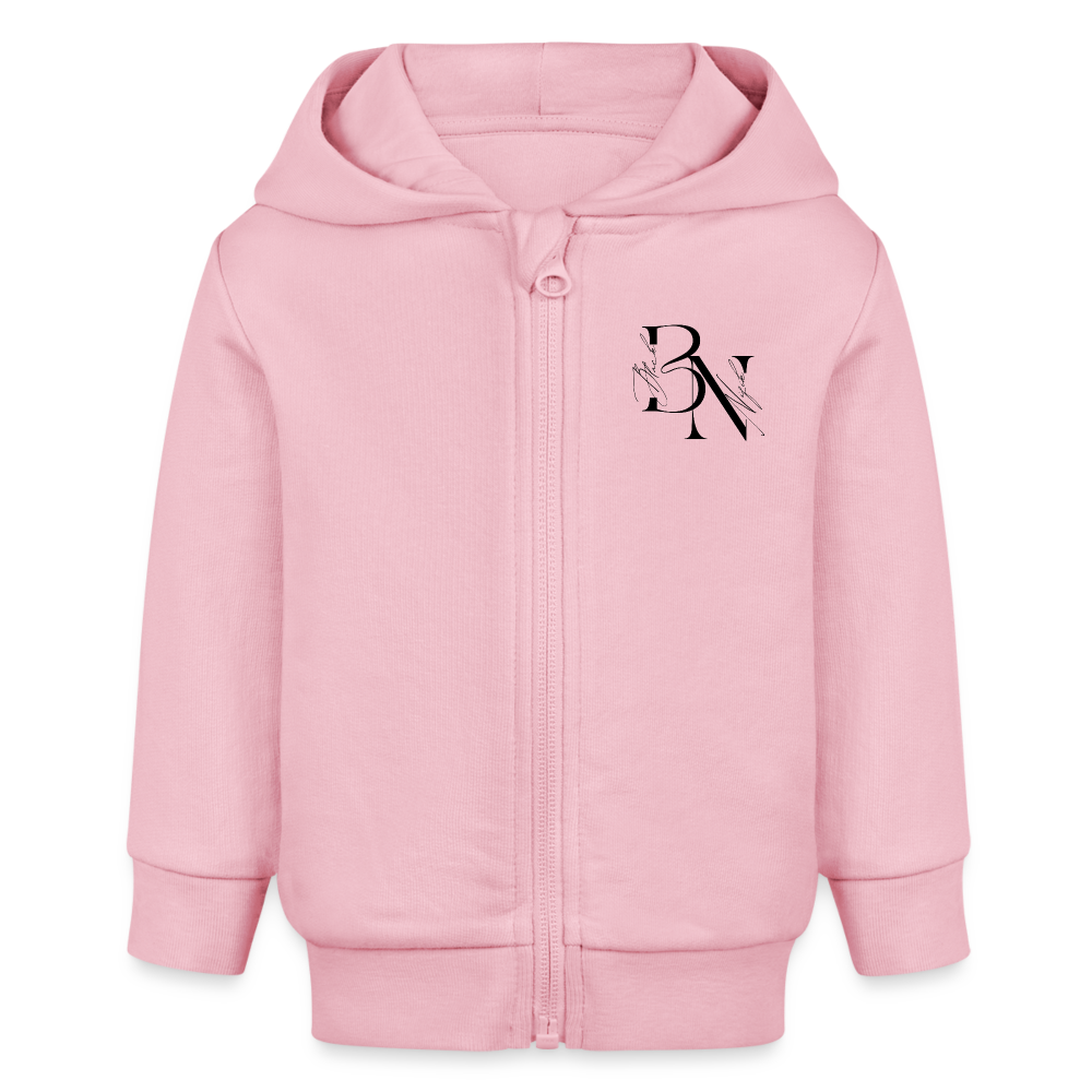 Veste à capuche bio CONNECTOR Stanley/Stella Bébé - rose pâle