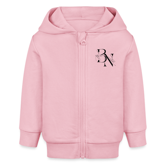 Veste à capuche bio CONNECTOR Stanley/Stella Bébé - rose pâle
