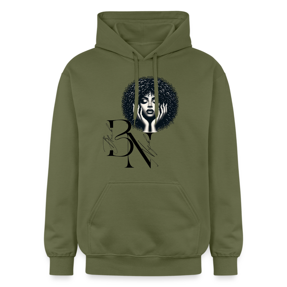 Sweat à capuche Softstyle® Gildan Unisexe - vert militaire