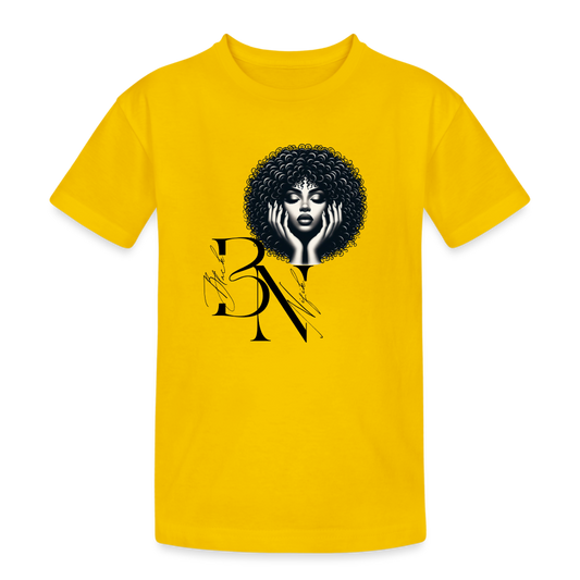 T-shirt coton épais enfant - jaune d'œuf