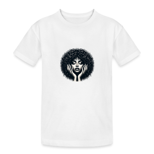 T-shirt coton épais enfant - blanc
