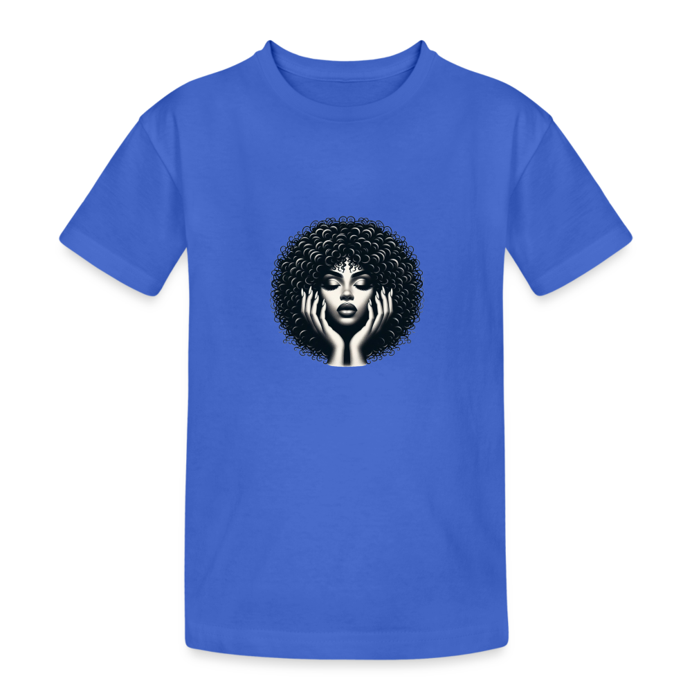 T-shirt coton épais enfant - bleu roi