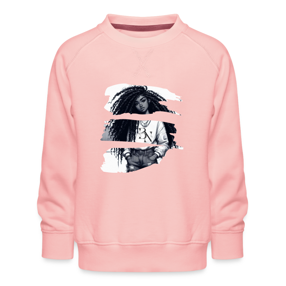 Sweat ras-du-cou Premium Enfant - rose cristal