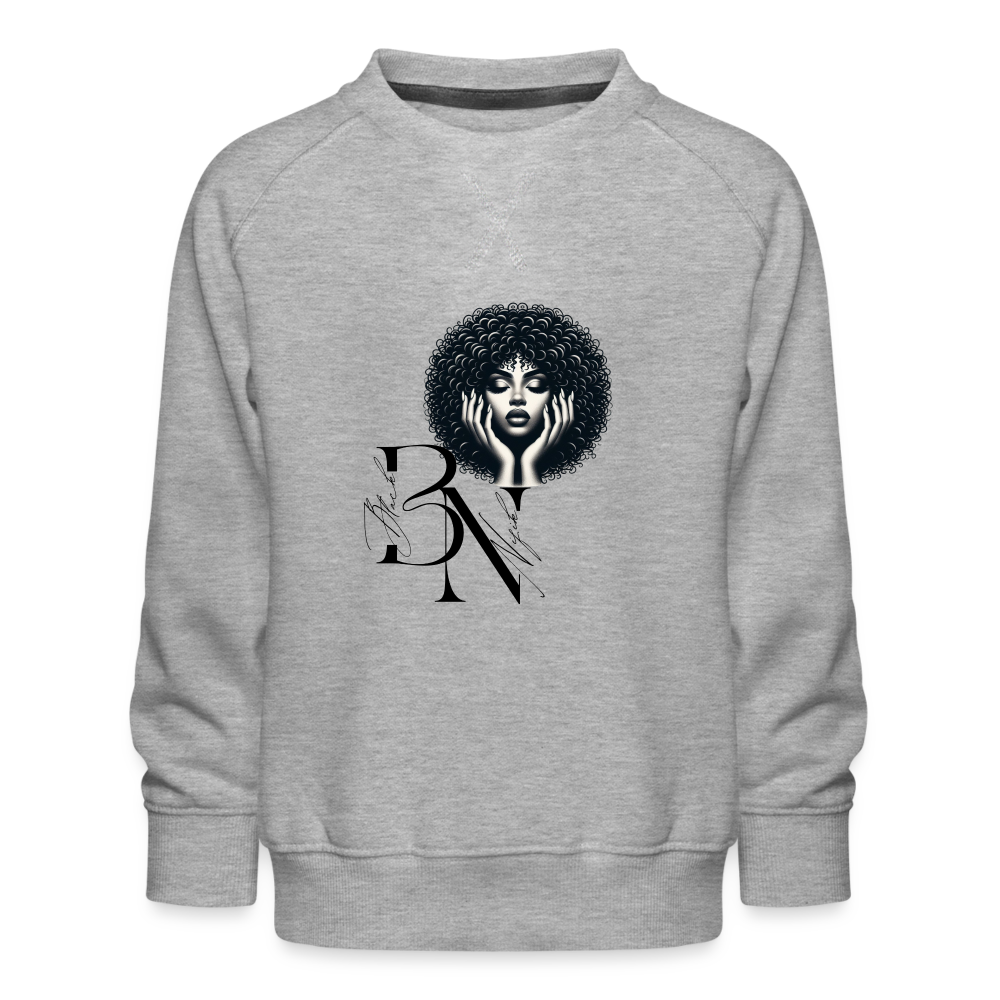 Sweat ras-du-cou Premium Enfant - gris chiné