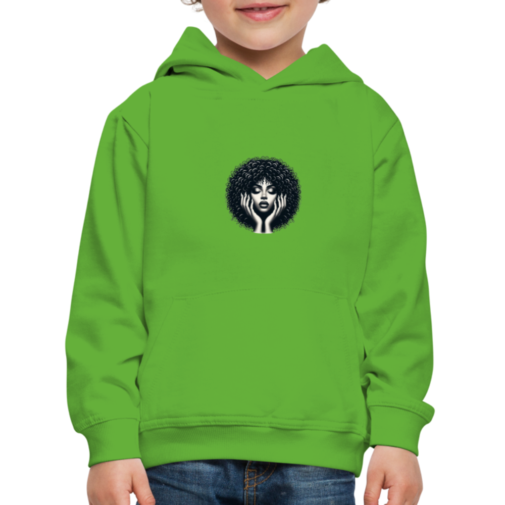 Pull à capuche Premium Enfant - vert clair