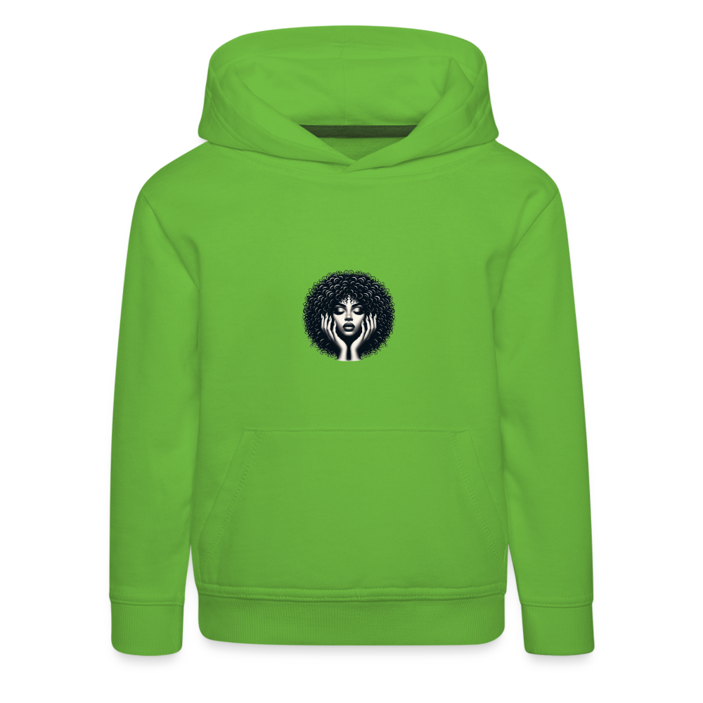 Pull à capuche Premium Enfant - vert clair