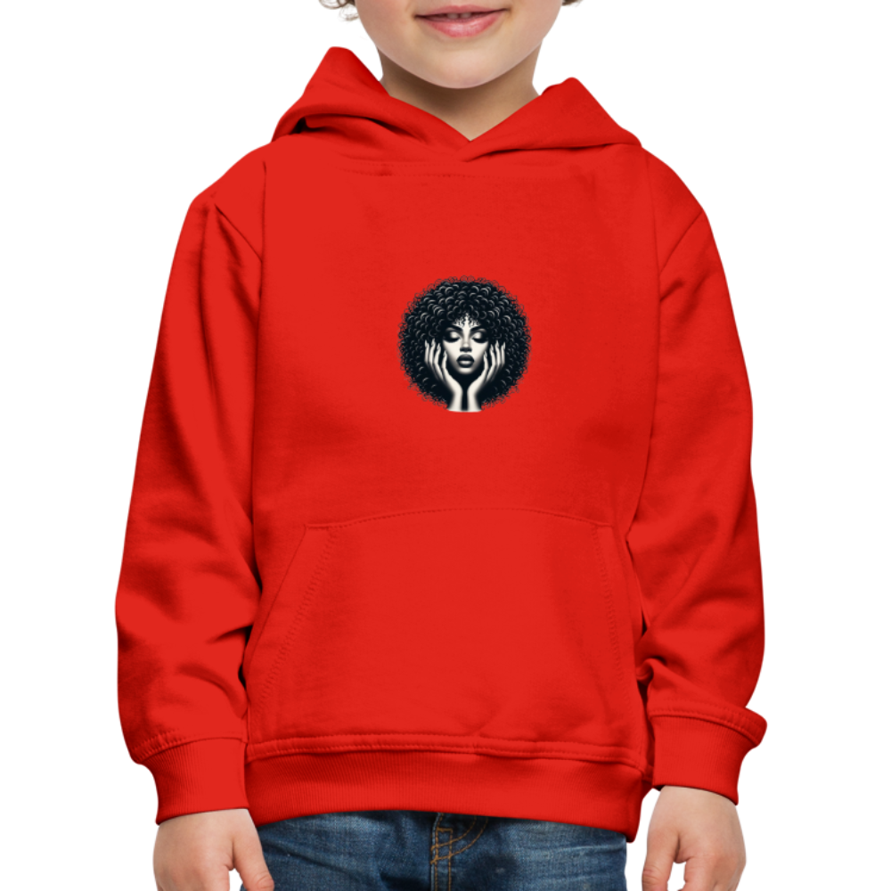 Pull à capuche Premium Enfant - rouge