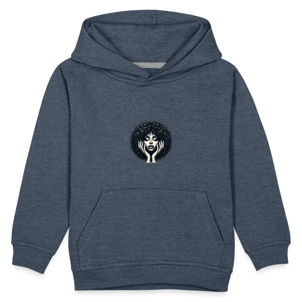 Pull à capuche Premium Enfant - bleu jeans
