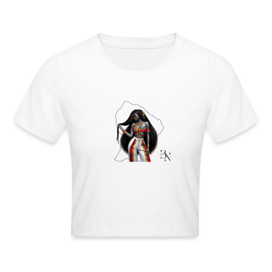 Crop top - blanc