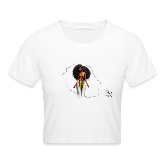 Crop top - blanc