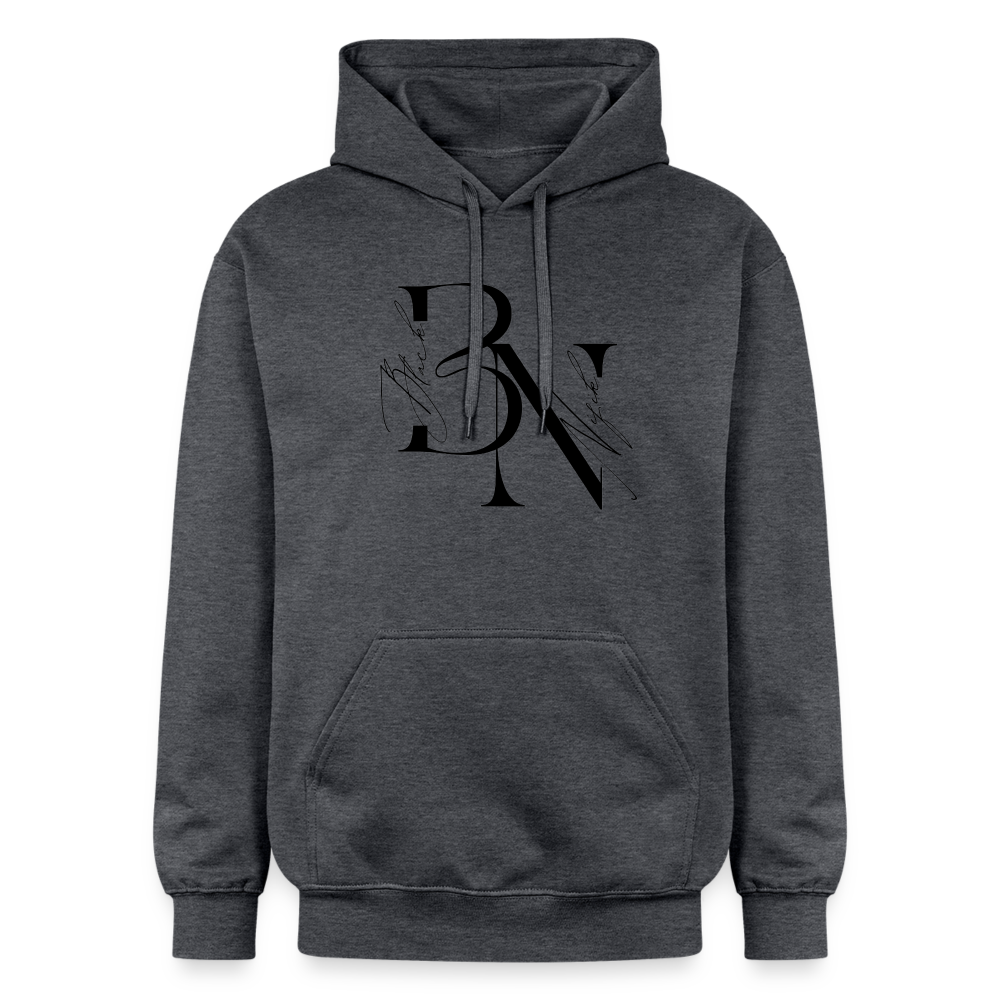 Sweat à capuche Soft Blacknifik - gris foncé chiné