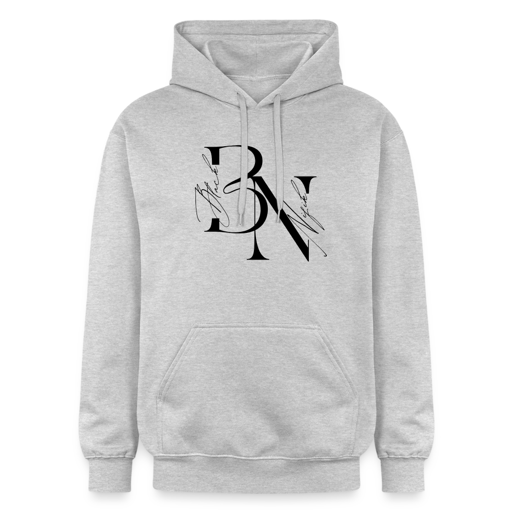 Sweat à capuche Soft Blacknifik - gris clair chiné