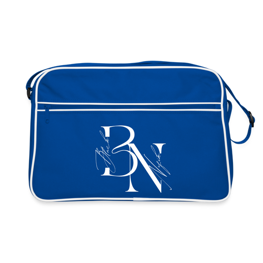 Sac Retro - bleu/blanc