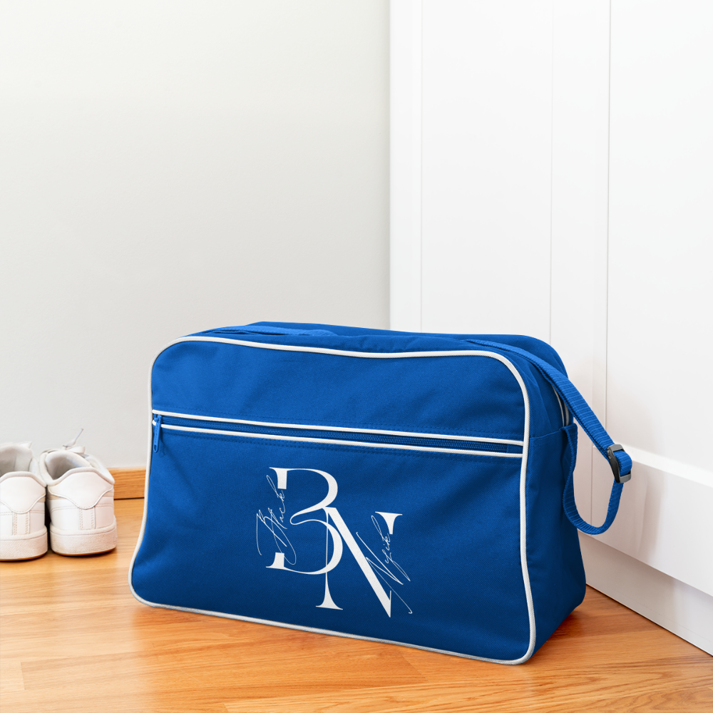 Sac Retro - bleu/blanc