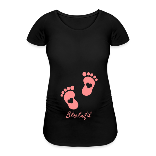 T-shirt de grossesse Femme - noir