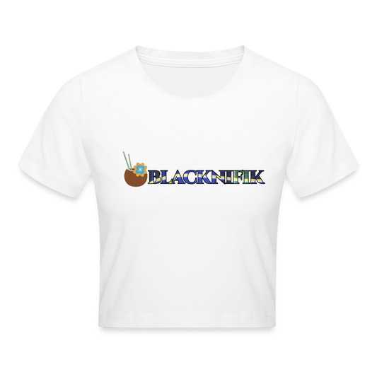 Crop top - blanc