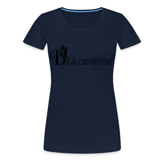 T-shirt Premium Femme - bleu marine
