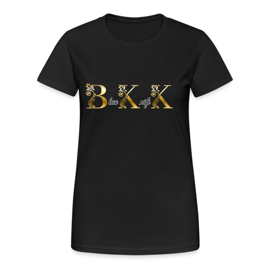 T-shirt Gildan épais femme - noir